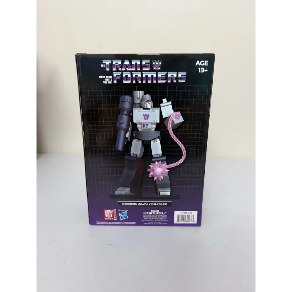 CultureFly Transformers Megatron Deluxe Vinyl Figure 9” G1 NEW Sealed